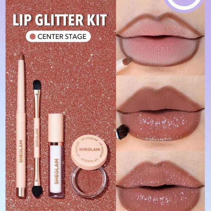 Sheglam Lip Dazzler Glitter Kit -Center Stage
SHEGLAM Lip Dazzler Glitter Kit: Center StageGet ready to shine with the SHEGLAM