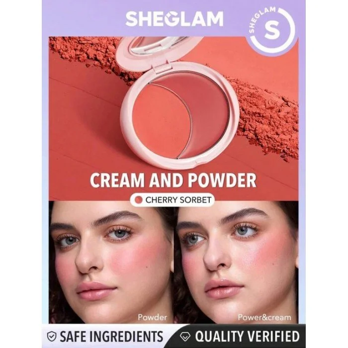 Sheglam Cheek 2 Cheek Blush Duo-Cherry Sorbet Details: Take your blush game to the next level with our SHEGLAM Cheek 2 Cheek Sheglam Cheek 2 Cheek Blush Duo-Cherry Sorbet Details: Take your blush game to the next level with our SHEGLAM Cheek 2 Cheek