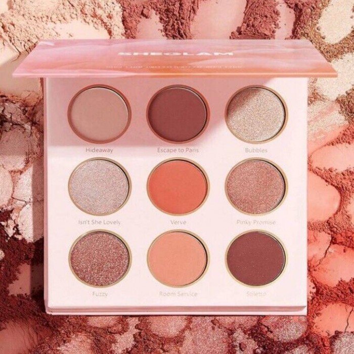 Sheglam Rose Code Palette 10G Rose & Peach Eyeshadow Collection | Veela Beauty