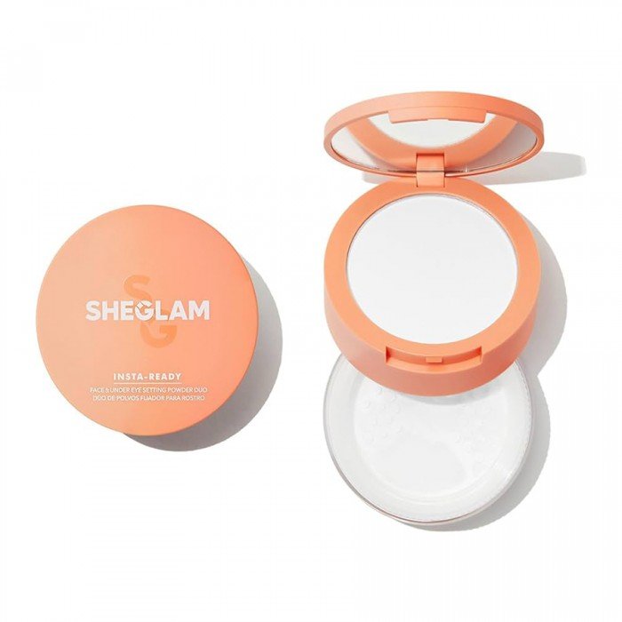 Sheglam Insta-Ready Face & Under Eye Setting Powder Duo-Translucent SHEGLAM Insta-Ready Face & Under Eye Setting Powder Duo  |