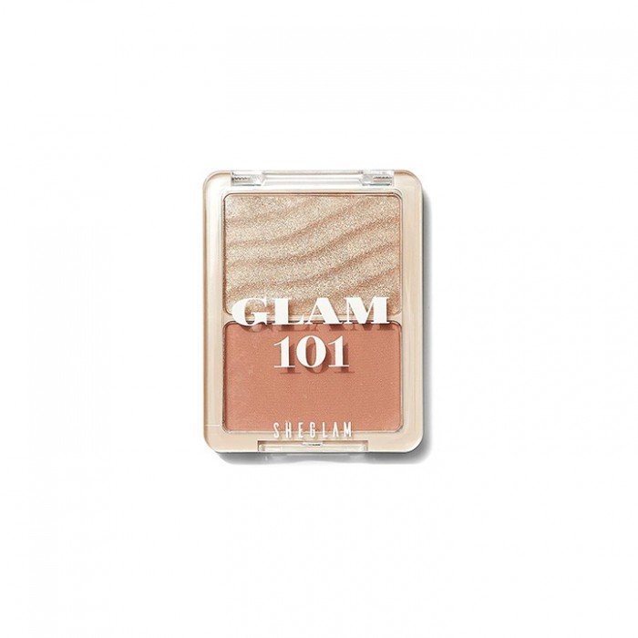 SHEGLAM GLAM 101 Hybrid Highlighter & Blush Duo - Seville | SHEGLAM GLAM 101 Hybrid Highlighter & Blush Duo - Seville |
