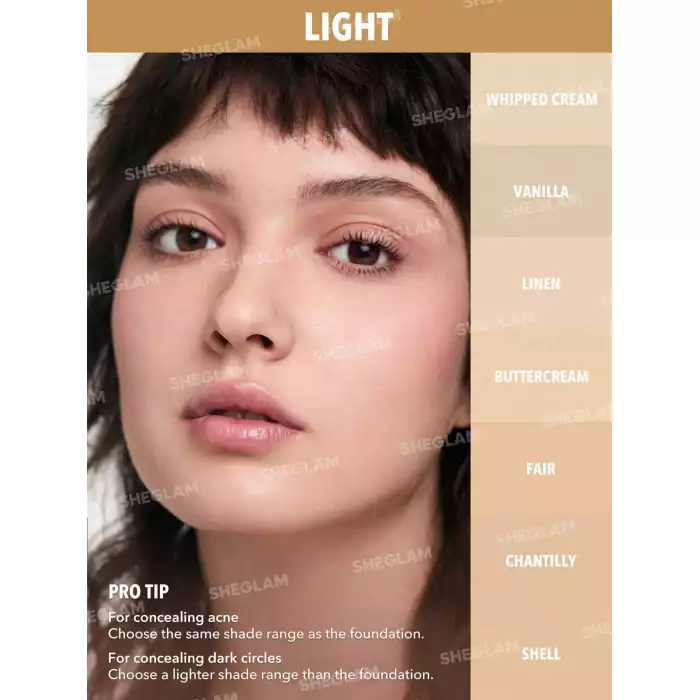 Sheglam Like Magic 12 Hr Full Coverage Concealer buttercream
Description:Achieve medium to full coverage that lasts for 12 hours Sheglam Like Magic 12 Hr Full Coverage Concealer buttercream
Description:Achieve medium to full coverage that lasts for 12 hours