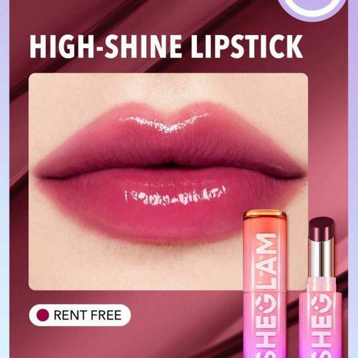 Sheglam Mirror Kiss High Shine Lipstick rent free