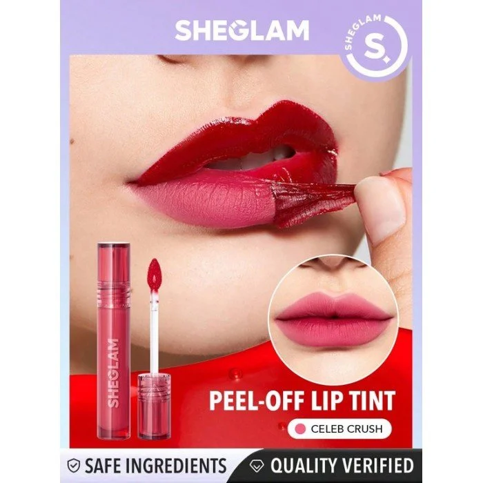 Sheglam Peel Talk Lip Tint -celeb crush Details: Bold long-lasting color without the heaviness of lipstick? Weve got just the Sheglam Peel Talk Lip Tint -celeb crush Details: Bold long-lasting color without the heaviness of lipstick? Weve got just the