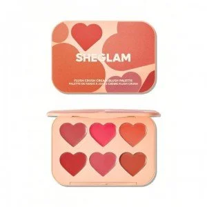 Sheglam Flush Crush Cream Blush Palette Cottage Core Garden 12 g
