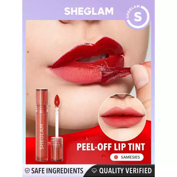 Sheglam Peel Talk Lip Tint Samesies Details: Bold long-lasting color without the heaviness of lipstick? Weve got just the thing