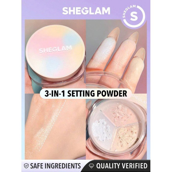 sheglam radiance ring 3 in 1 correcting setting powder
Product Description:Sheglam Radiance Ring 3-in-1 Correcting Setting