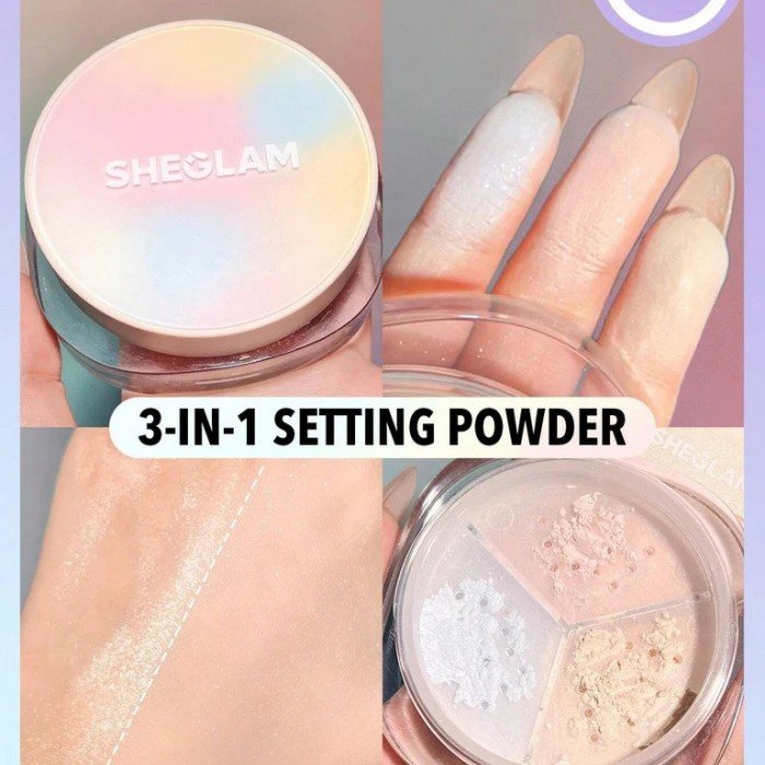 sheglam radiance ring 3 in 1 correcting setting powder
Product Description:Sheglam Radiance Ring 3-in-1 Correcting Setting