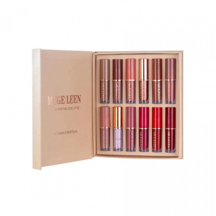 Shein Muge Leen Thanks For The Love Lip Set 12 Pcs
Thanks For The Love Collection by MUGE LEEN
Description: Are you looking