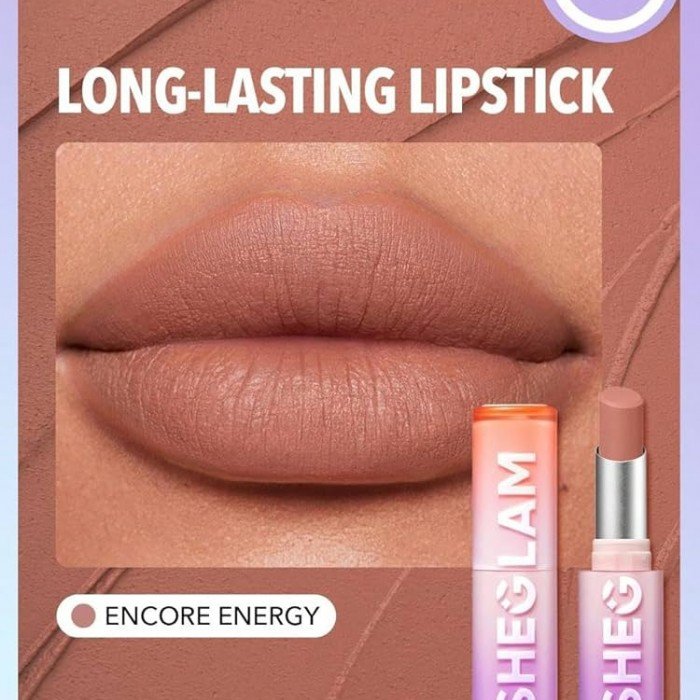 sheglam dynamatte boom long lasting matte lipstick energy core