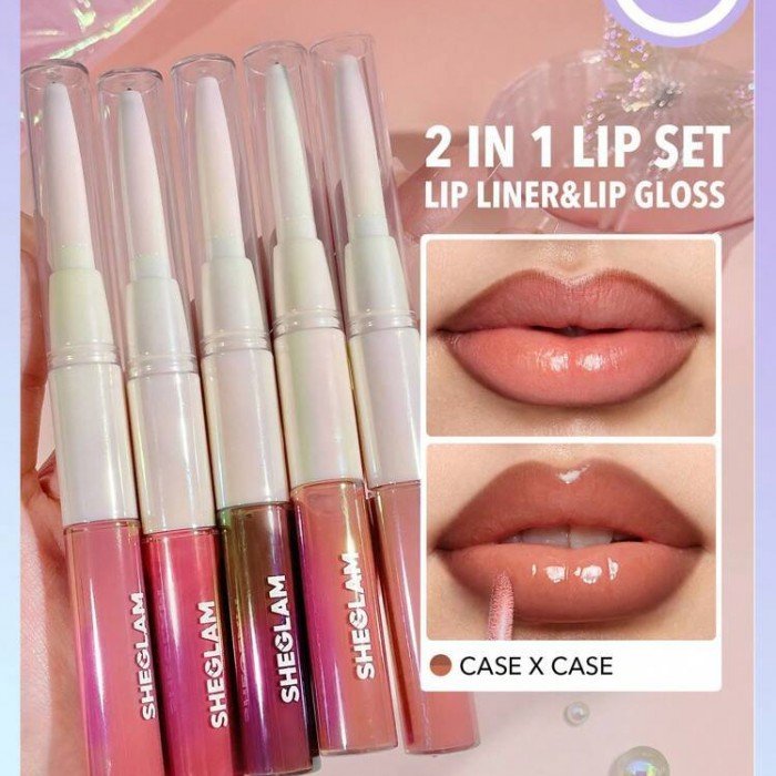 SHEGLAM Lip Rules Liner & Gloss Pen-CASE X CASE
Lip Rules Liner & Gloss Pen
Description:Whether you’re a beginner or a makeup