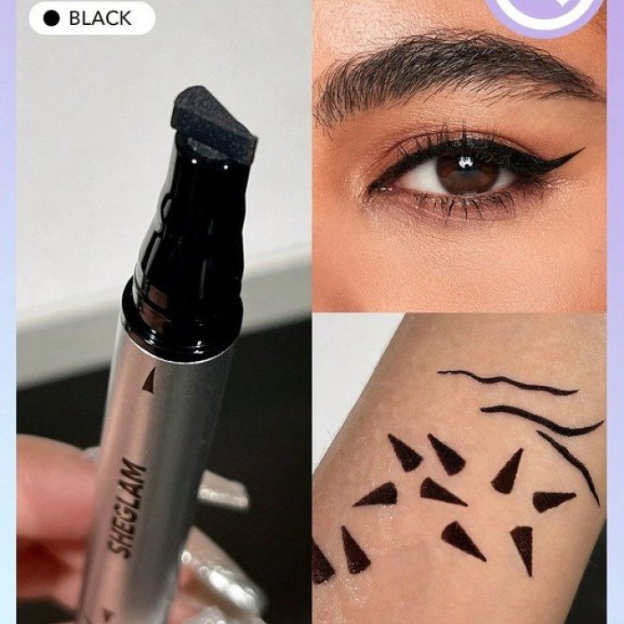 Sheglam wing it waterproof liner duo
Sheglam Wing It Double-Ended Waterproof Liner
Description:This dual-ended liner features a