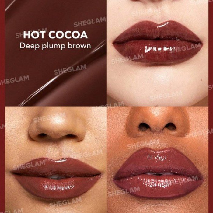 Sheglam Pout Perfect Shine Lip Plumper Hot Cocoa SHEGLAM Pout-Perfect Shine Lip PlumperProduct Overview: Elevate your lip look