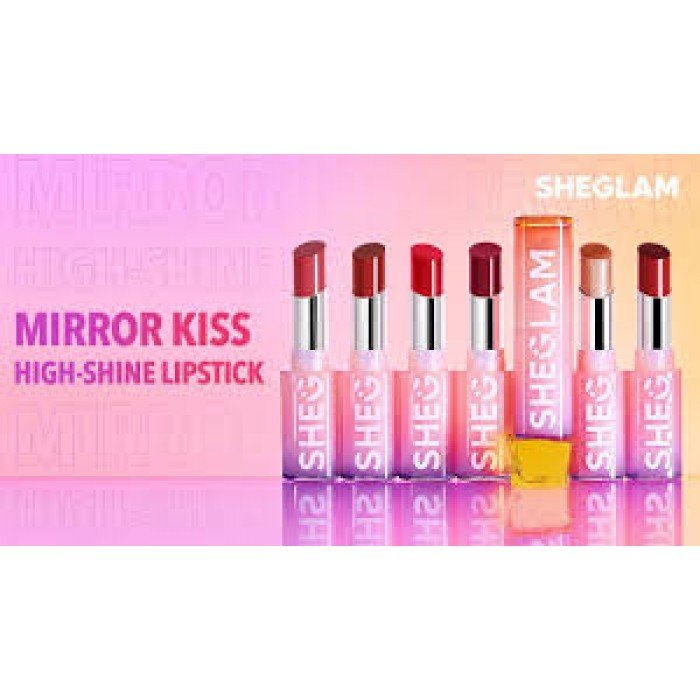 Sheglam Mirror Kiss High-Shine Lipstick -bold type Sheglam Mirror Kiss High-Shine Lipstick | Veela Beauty