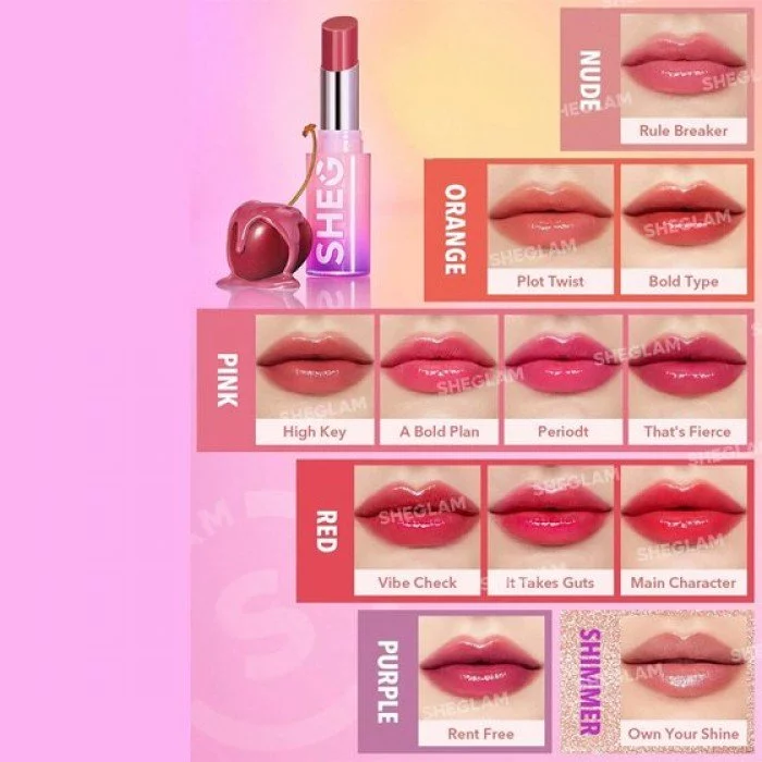 Sheglam Mirror Kiss High Shine Lipstick rent free Sheglam Mirror Kiss High-Shine Lipstick | Veela Beauty