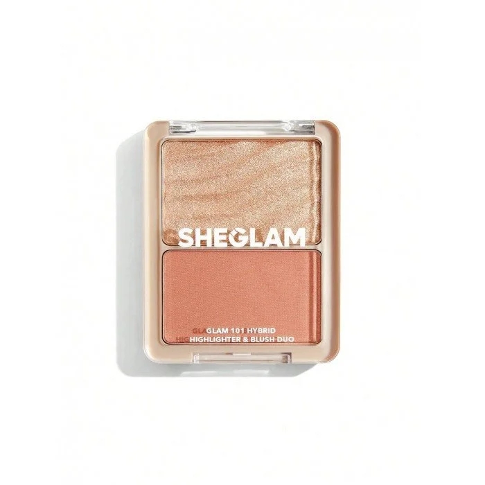SHEGLAM Glam 101 Hybrid Highlighter & Blush Duo Seville
Description: SHEGLAM Glam 101 is the perfect product for anyone looking