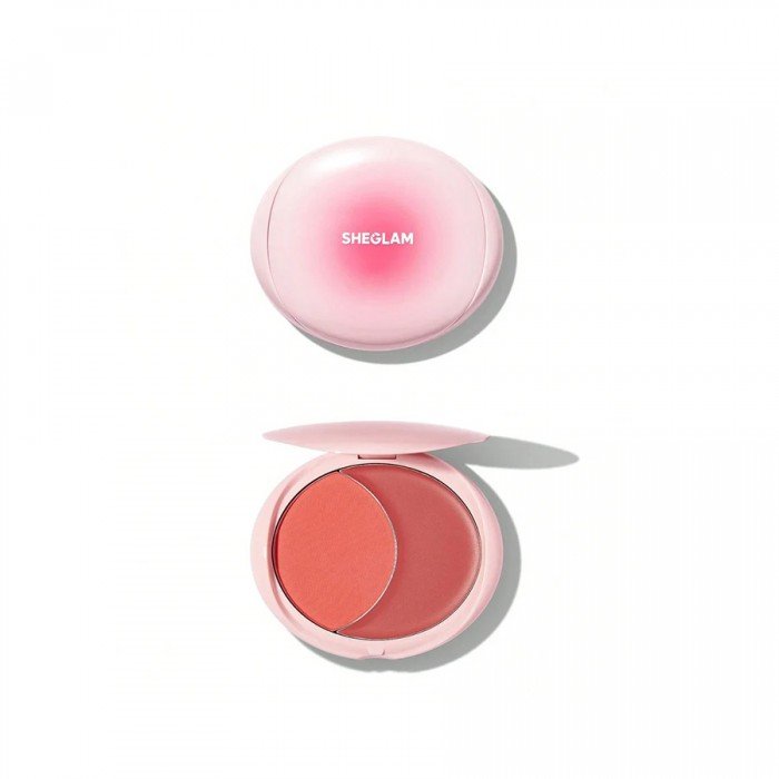 Sheglam Cheek 2 Cheek Blush Duo-Cherry Sorbet Details: Take your blush game to the next level with our SHEGLAM Cheek 2 Cheek