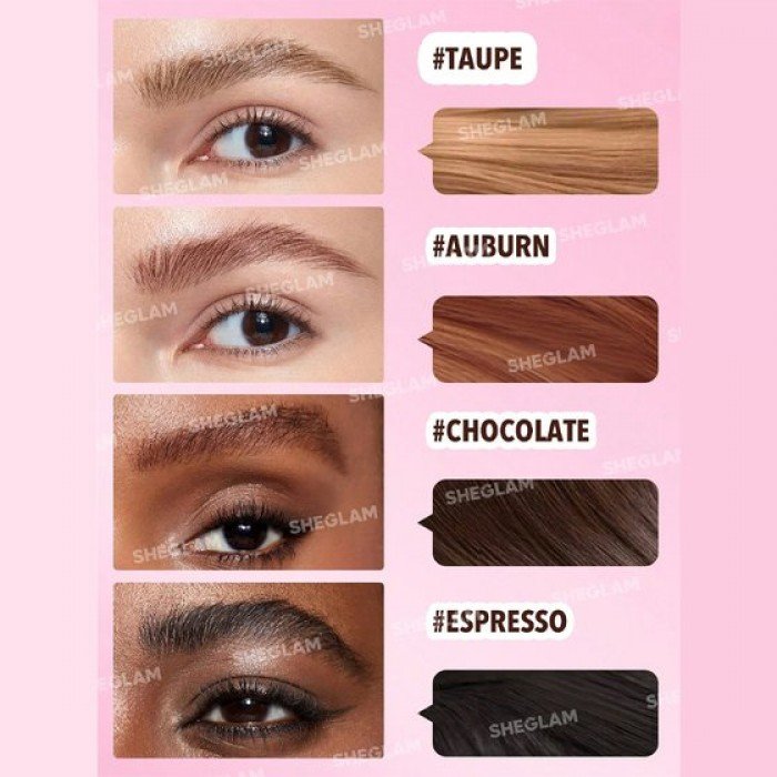 Sheglam Brow-Fection Angled Brush & Dip -chocolate فرشاة حواجب SHEGLAM Brow-Fection (Chocolate)الوصف: احصلي