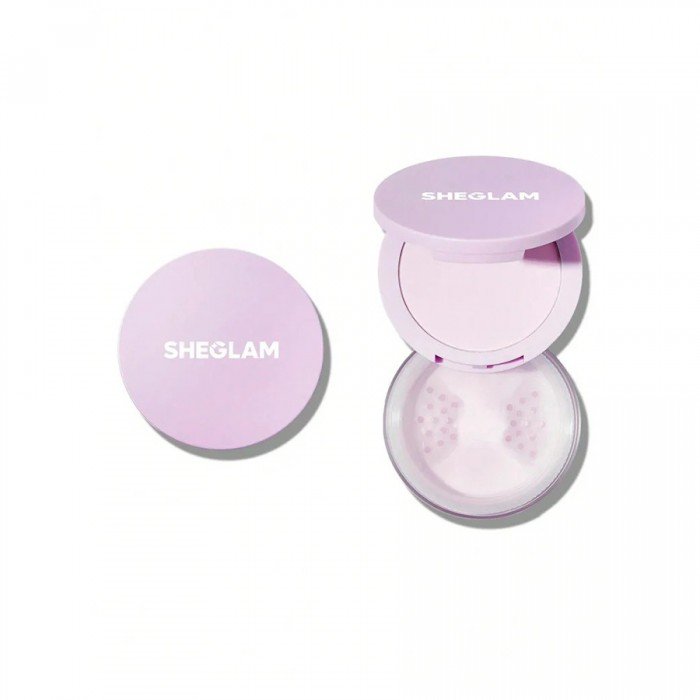 بودرة تثبيت المكياج ثنائية شفافة للوجه وتحت العين SHEGLAM Insta-Ready Face & Under Eye