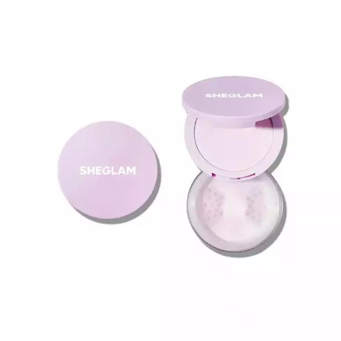 بودرة تثبيت المكياج ثنائية شفافة للوجه وتحت العين SHEGLAM Insta-Ready Face & Under Eye بودرة تثبيت المكياج ثنائية شفافة للوجه وتحت العين SHEGLAM Insta-Ready Face & Under Eye