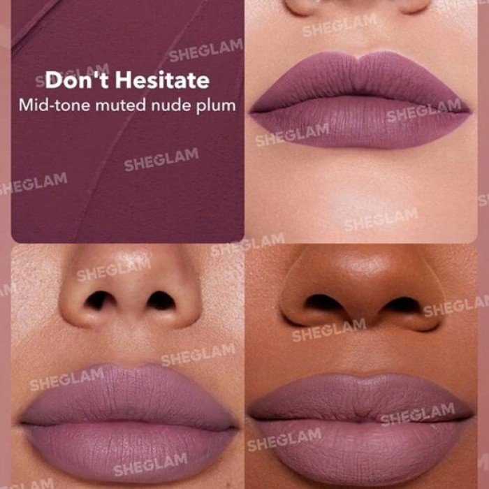 Sheglam Dynamatte Boom Long Lasting Matte Lipstick Dont Hesitate SHEGLAM Dynamatte Boom Long-Lasting Matte Lipstick