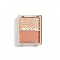 SHEGLAM Glam 101 Hybrid Highlighter & Blush Duo-Tropez