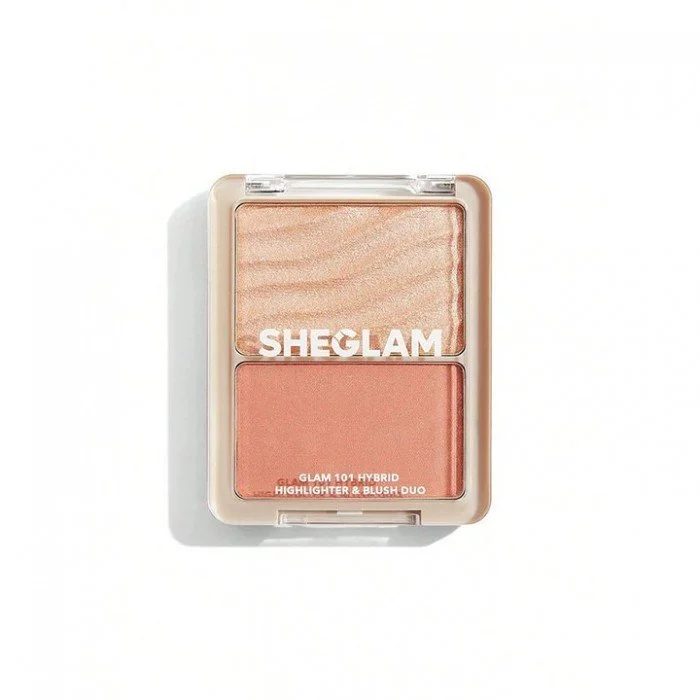 SHEGLAM Glam 101 Hybrid Highlighter & Blush Duo-Tropez
SHEGLAM Glam 101 Hybrid Highlighter & Blush Duo
Description: New to the