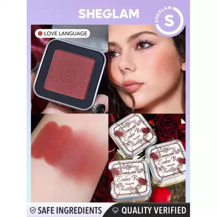 شيجلام امبر روز كريمي بلاشر لاف لانجوتش SHEGLAM Ember Rose Eternal Flame Cream Blush | Veela شيجلام امبر روز كريمي بلاشر لاف لانجوتش SHEGLAM Ember Rose Eternal Flame Cream Blush | Veela
