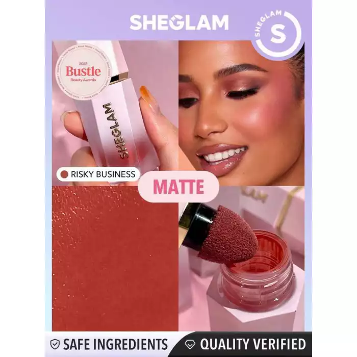 Sheglam Color Bloom Matte Liquid Blush Risky Business | Veela Beauty Sheglam Color Bloom Matte Liquid Blush Risky Business | Veela Beauty