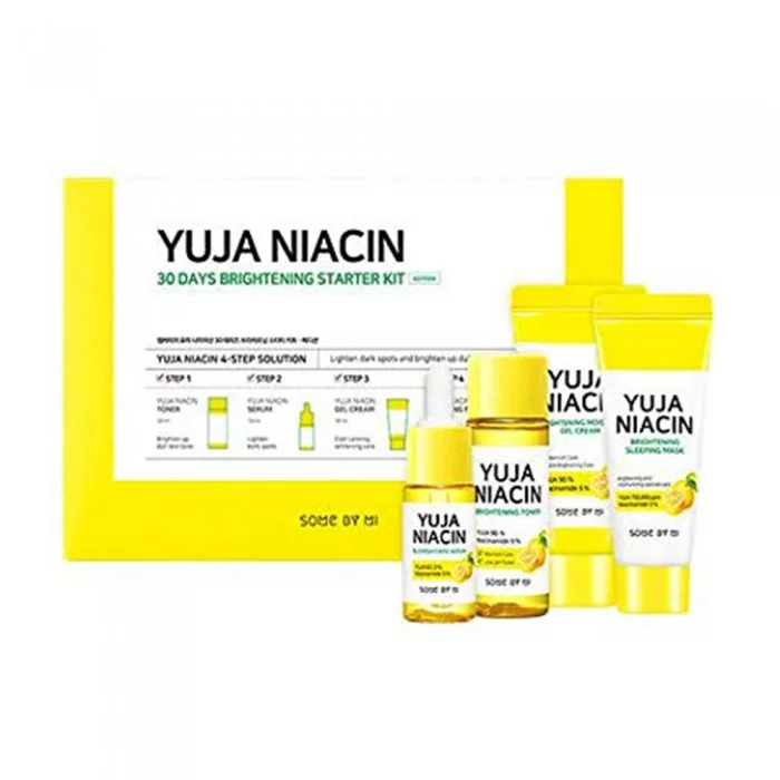 Some By Mi Yuja Niacin 30 Days Brightening Starter Set 4 Yuja Niacin 30 Days Miracle Brightening TonerProvide