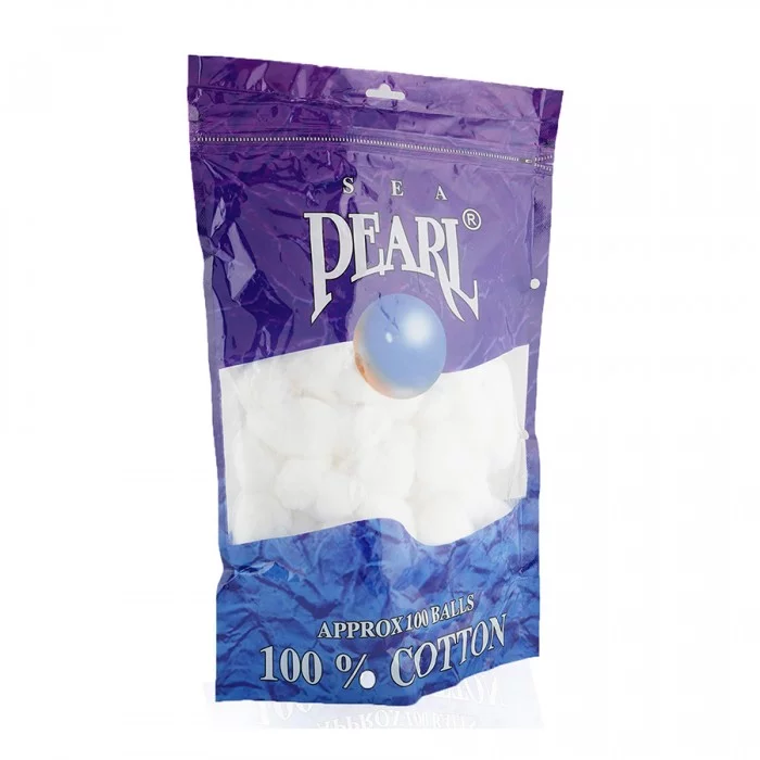 Sea Pearl Cotton Balls are made from 100% Hydrogen Bleached