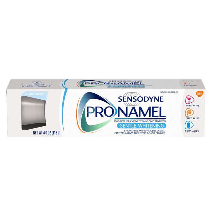 Sensodyne Pronamel Gentle Whitening Toothpaste is specially formulated to protect against acid erosion and also gently yet effectively remove stains, restoring teeth to their natural whiteness. As it contains fluoride it | Veela Beauty Sensodyne Pronamel Gentle Whitening Toothpaste is