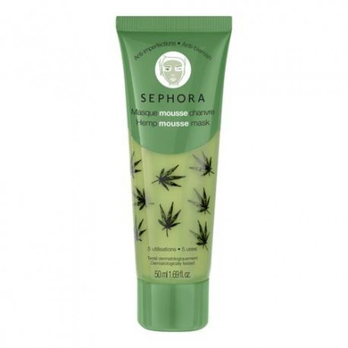 A Face Mask Enriched With Hemp Mousse To Target Blemishes. Peppermint Gum Mask: ItS Easy! 1. Apply A Thin Layer To Dry Skin And Leave For 10 Minutes. 2. Exfoliate By Massaging Your Face Then Rinse With Lukewarm Water. | Veela Beauty A Face Mask Enriched With Hemp Mousse To Target Blemishes |