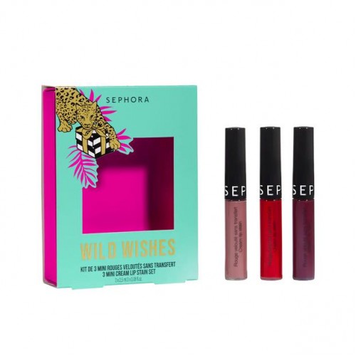 Sephora Wild Wishes 3 Mini Cream Lip Stain Set Sephora Wild Wishes 3 Mini Cream Lip Stain Set
