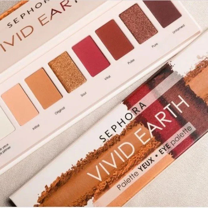 Sephora Vivid Earth Eyeshadow Palette Canyon Ground
Product DescriptionA versatile eyeshadow palette featuring a base and seven