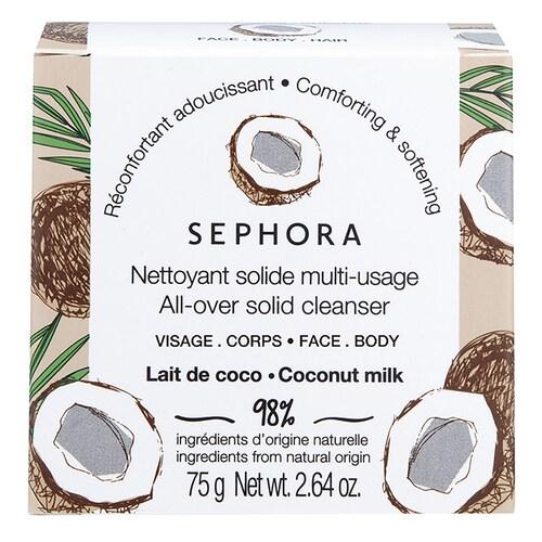 Sephora All-Over Solid Cleanser Coconut Milk 75G Sephora All-Over Solid Cleanser Coconut Milk 75G