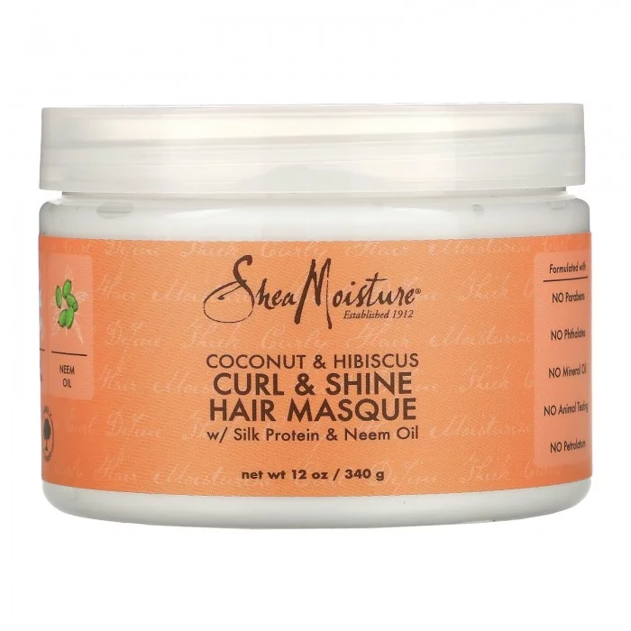 SheaMoisture Curl & Shine Moisturizing Hair Mask is blended