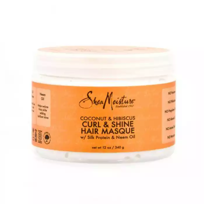 يتم مزج قناع SheaMoisture Curl & Shine