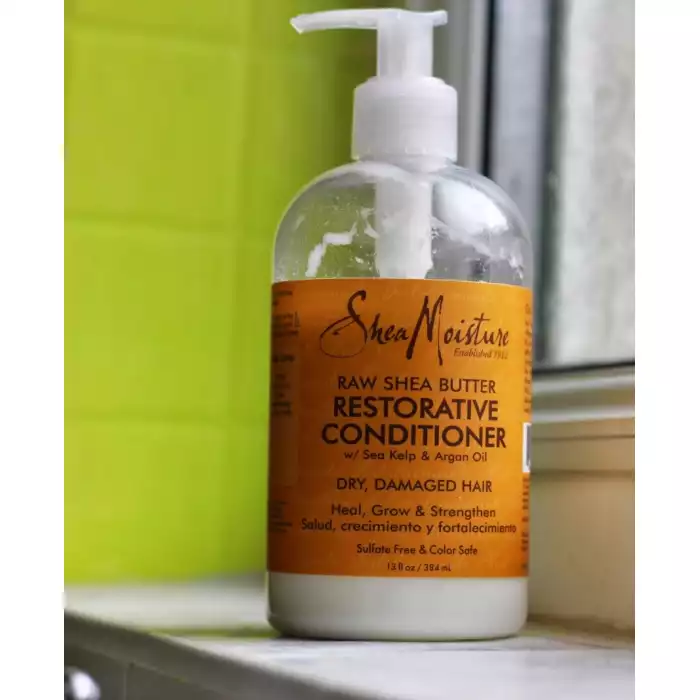 Trying to figure out what to do with hair that is dry and damaged? This SheaMoisture Raw Shea Butter Moisture Restorative Conditioner offers the perfect solution. Our leave-in or rinse out conditioner gives hair the kind | Veela Beauty Trying to figure out what to do with hair that is dry and