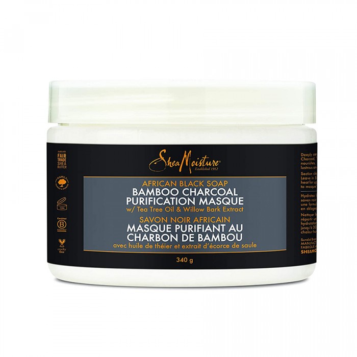 Deeply moisturize hair and nourish the scalp with this intensive treatment mask. African black soap, bamboo charcoal, tea tree oil and willow bark extract combine in an effective treatment that boosts hydration levels an | Veela Beauty Deeply moisturize hair and nourish the scalp with this