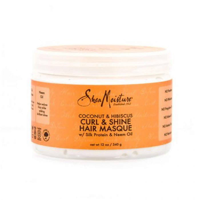 يتم مزج قناع SheaMoisture Curl & Shine