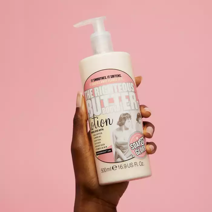 This lush yet surprisingly lightweight hydrator delivers the perfect level of moisture to dry skin. Its rich, deep-sinking formula is made with shea and cocoa seed butter, sweet almond and rosehip seed oils, aloe vera, v | Veela Beauty This lush yet surprisingly lightweight hydrator delivers
