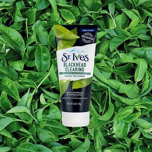 St. Ives Blackhead Clearing Face Scrub Green Tea 170G St. Ives Blackhead Clearing Face Scrub Green Tea 170G
