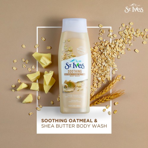 St.Ives Soothing Oatmeal & Shea Butter Body Wash 400Ml St.Ives Soothing Oatmeal & Shea Butter Body Wash 400Ml
