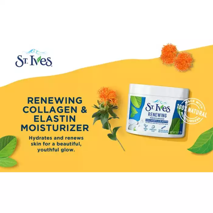 St.Ives Facial Moisturizer Renewing Skin Collagen & Elastin 283g St | Veela Beauty