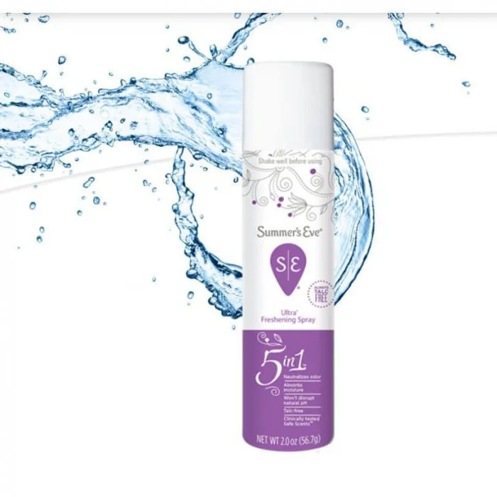 5 Fresh Benefits In 1 Freshening Spray: Neutralizes Odor, Absorbs Moisture, WonT Disrupt Natural Ph, Talc Free, Clinically Tested Safe Scents Gynecologist Tested, Hypoallergenic, And Formulated With Vitamin E For Smooth | Veela Beauty 5 Fresh Benefits In 1 Freshening Spray: Neutralizes Odor