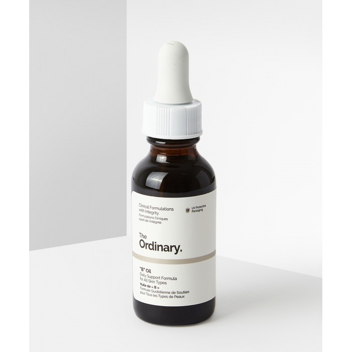 THE ORDINARY B Oil 30Ml -Formulated to support skins healthy defense, boost radiance, and smooth and brighten skin. -“B” Oil is purified from micro-algae in a blend of squalene and nourishing oils. -Working to deliver a | Veela Beauty Moisturizes & softens the skin, promotes healthy skin