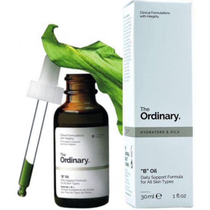 THE ORDINARY B Oil 30Ml -Formulated to support skins healthy defense, boost radiance, and smooth and brighten skin. -“B” Oil is purified from micro-algae in a blend of squalene and nourishing oils. -Working to deliver a | Veela Beauty THE ORDINARY B Oil 30Ml Face Serum & Oils | Veela Beauty