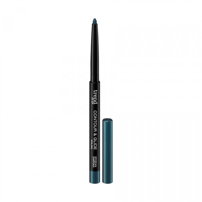 Highly pigmented Waterproof Smooth application Rotary pencil with integrated sharpener Compatibility confirmed by an ophthalmologist For special depth and expressiveness: The waterproof Contour & Glide Kajal 083 by trend | Veela Beauty Highly pigmented Waterproof Smooth application Rotary pencil with integrated sharpener Compatibility confirmed by an ophthalmologist For special depth and expressiveness: The waterproof Contour & Glide Kajal 083 by trend | Veela Beauty