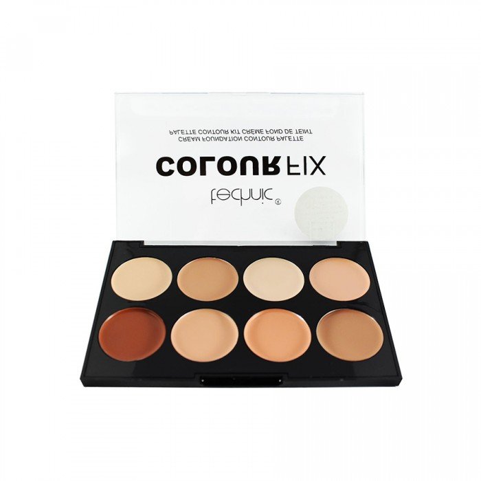 Technic Colour Fix Cream Foundation Contour Palette Kit